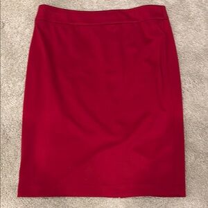 NWOT Kasper Vibrant Red Pencil Skirt